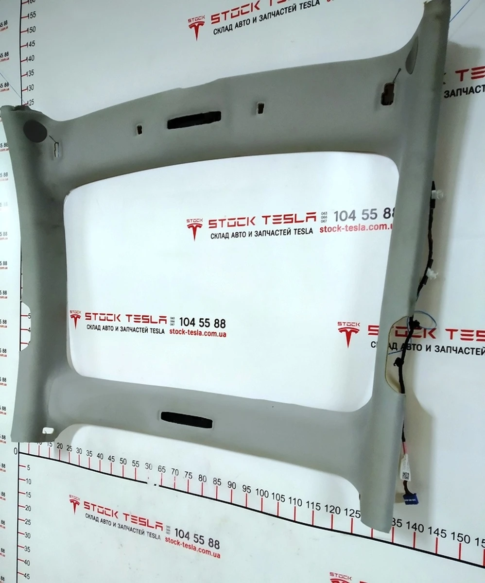 1 Обшивка стелі панорамної даху PREMIUM PROVIDENCE GREY (проводка і динаміки) Tesla model 3 1101060-01-J