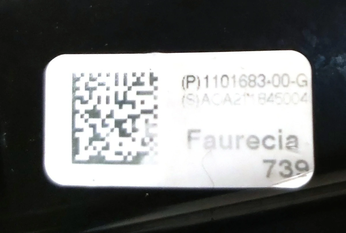 12 Салазка сидіння водійського/пасажирського ліва в зборі з пошкодженням Tesla model 3, model Y 1107103-00-H