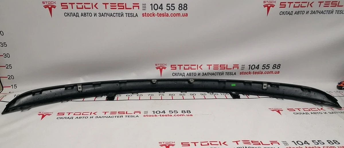 12 Накладка бампера заднего структурная нижняя (губа) Tesla model 3 1103035-00-D