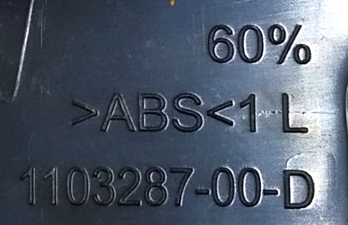 12 Bracket for mounting the sensor of the backrest position of the double left seat of the 2nd row (with damage) Tesla model X 1103287-00-E