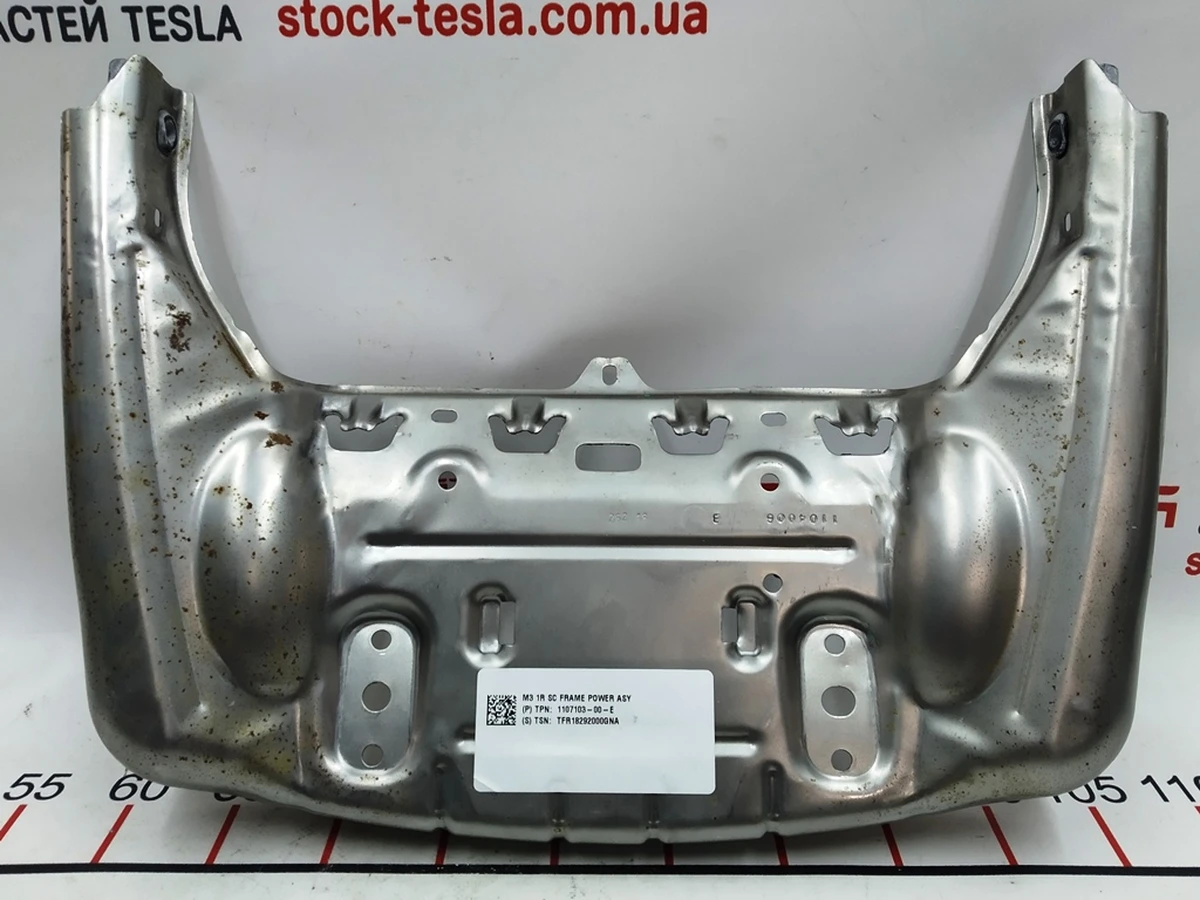 12 Элемент нижней части каркаса сиденья 1-го ряда Tesla model 3 1107103-00-H