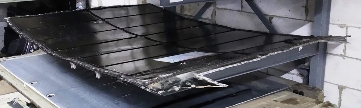 Аркуш захисний металевий корпусу основної батареї без пентхауса (каструлі)