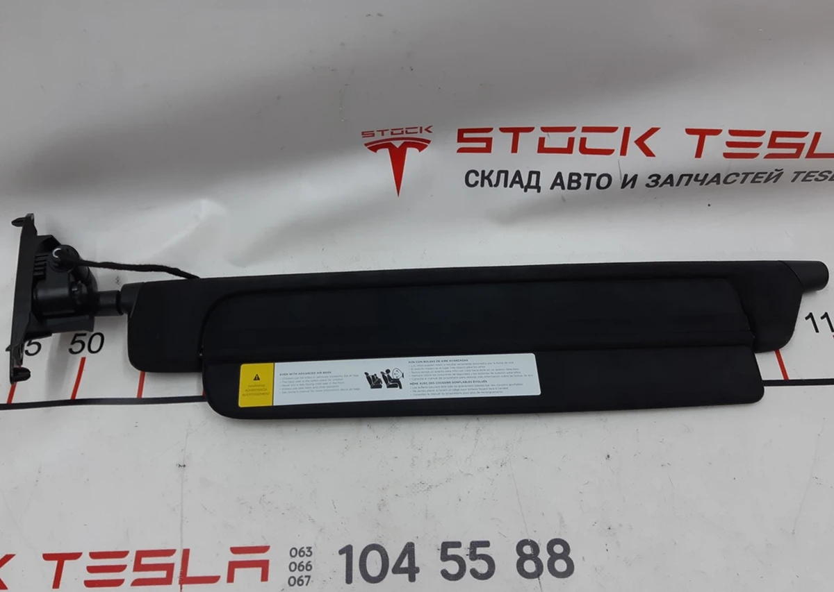 1 Sun visor left USD BLK NA COMMON Tesla model X 1108417-86-E