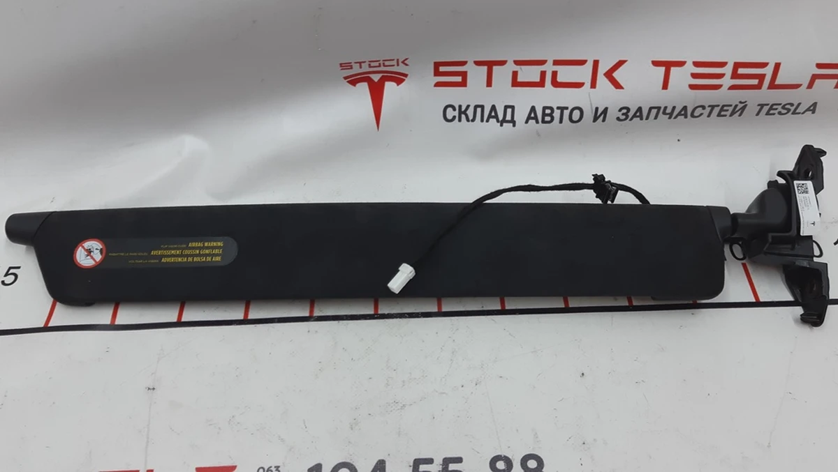 1 Sun visor left USD BLK NA COMMON Tesla model X 1108417-86-E