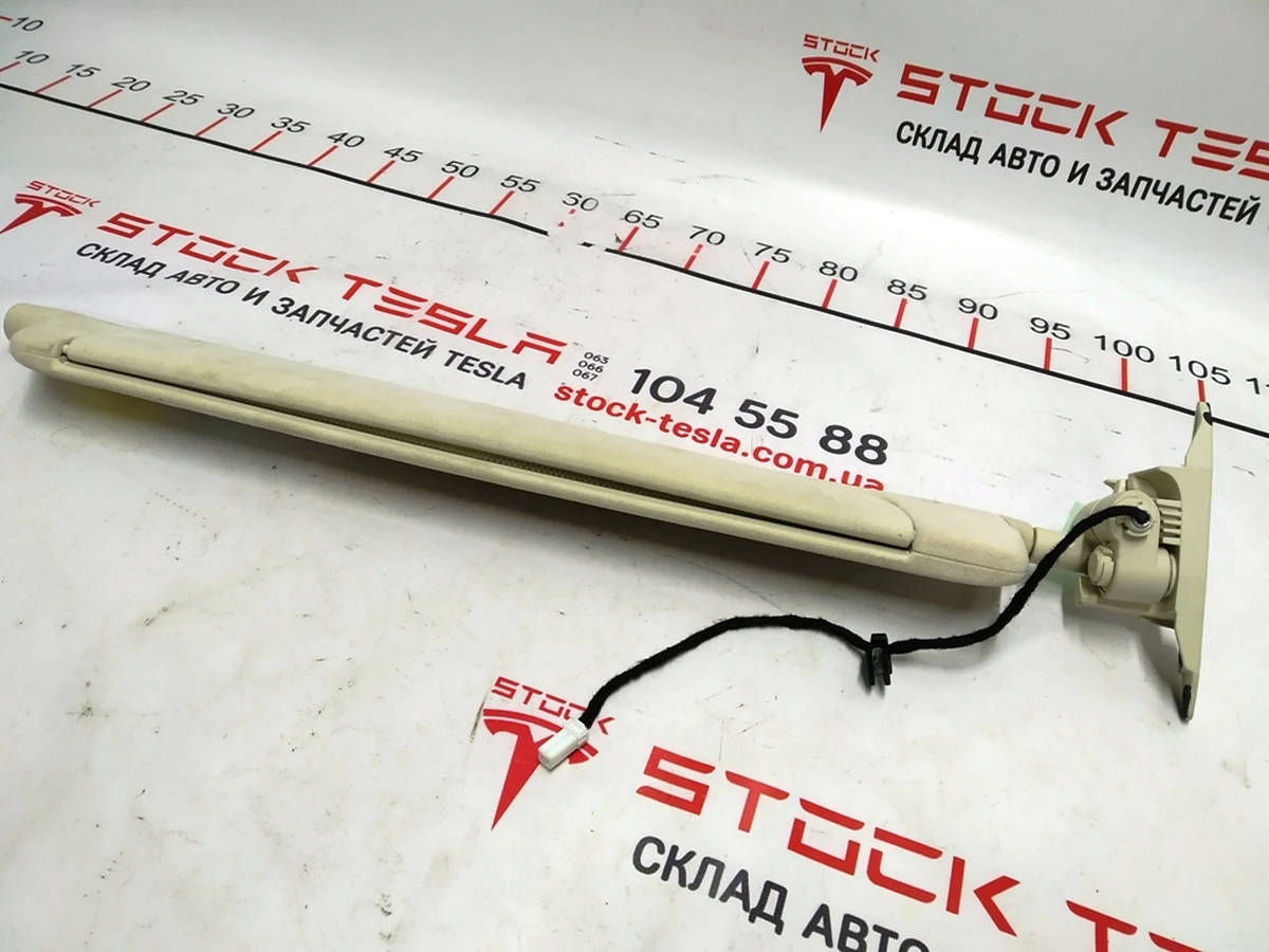 2 Козырёк солнцезащитный правый ALCANTARA FOG US Tesla model X 1108418-87-E