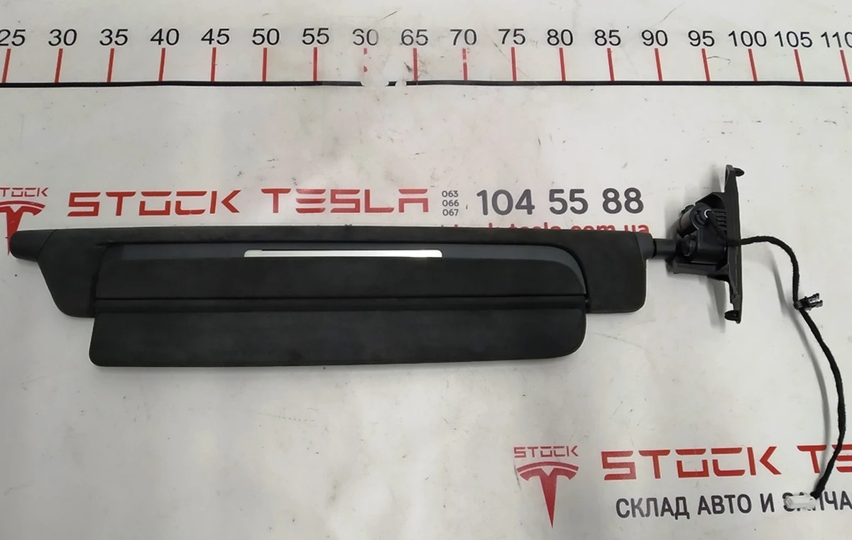 2 Right sun visor UL BLK US Tesla model X 1108418-86-E