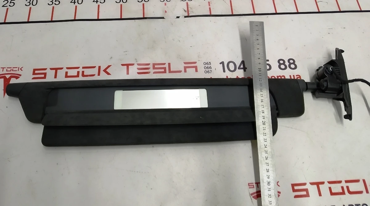 2 Right sun visor UL BLK US Tesla model X 1108418-86-E