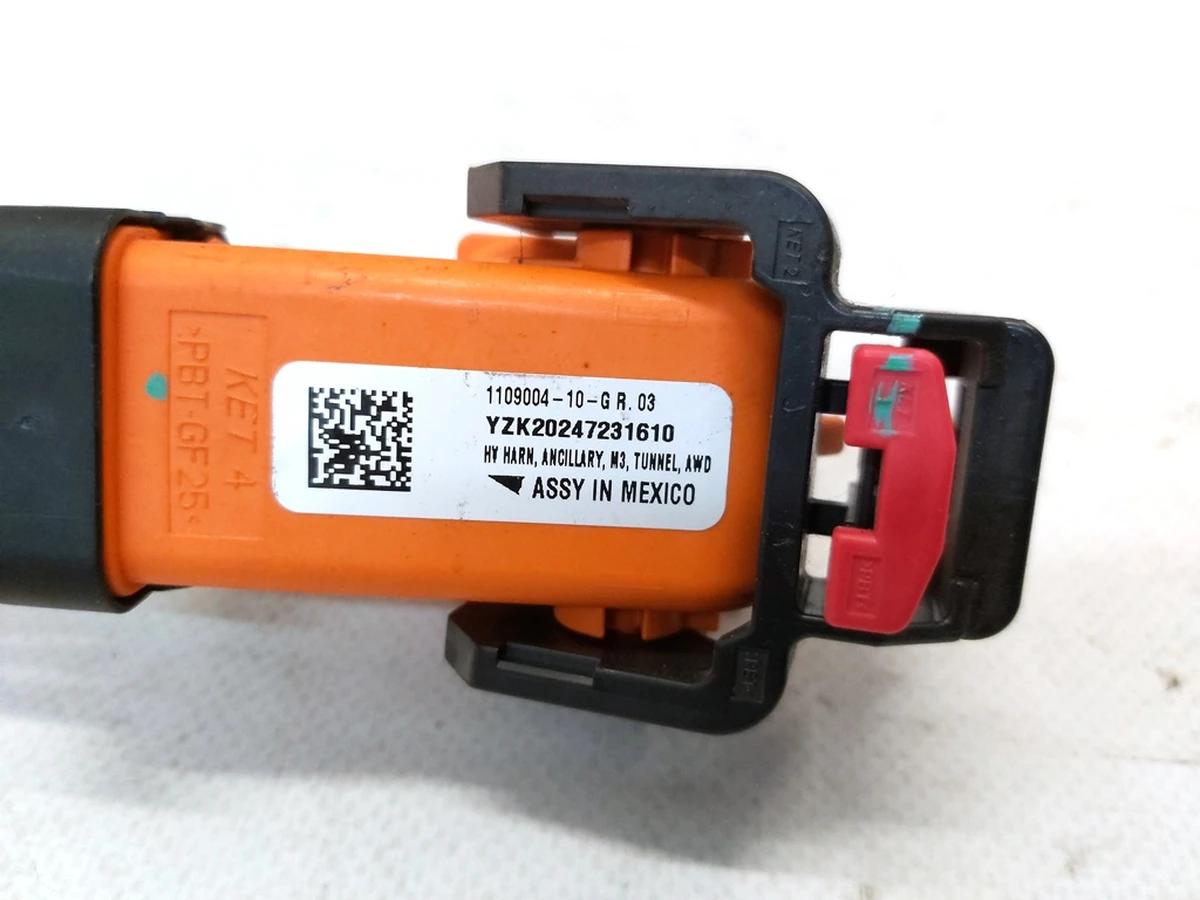 3 HIGH VOLTAGE HARNESS - FRONT DRIVE UNIT complete with brackets  AWD REV03 Tesla Model 3, Model 3 Jan 2024, Model Y, Model Y Feb 2025 1109003-00-D