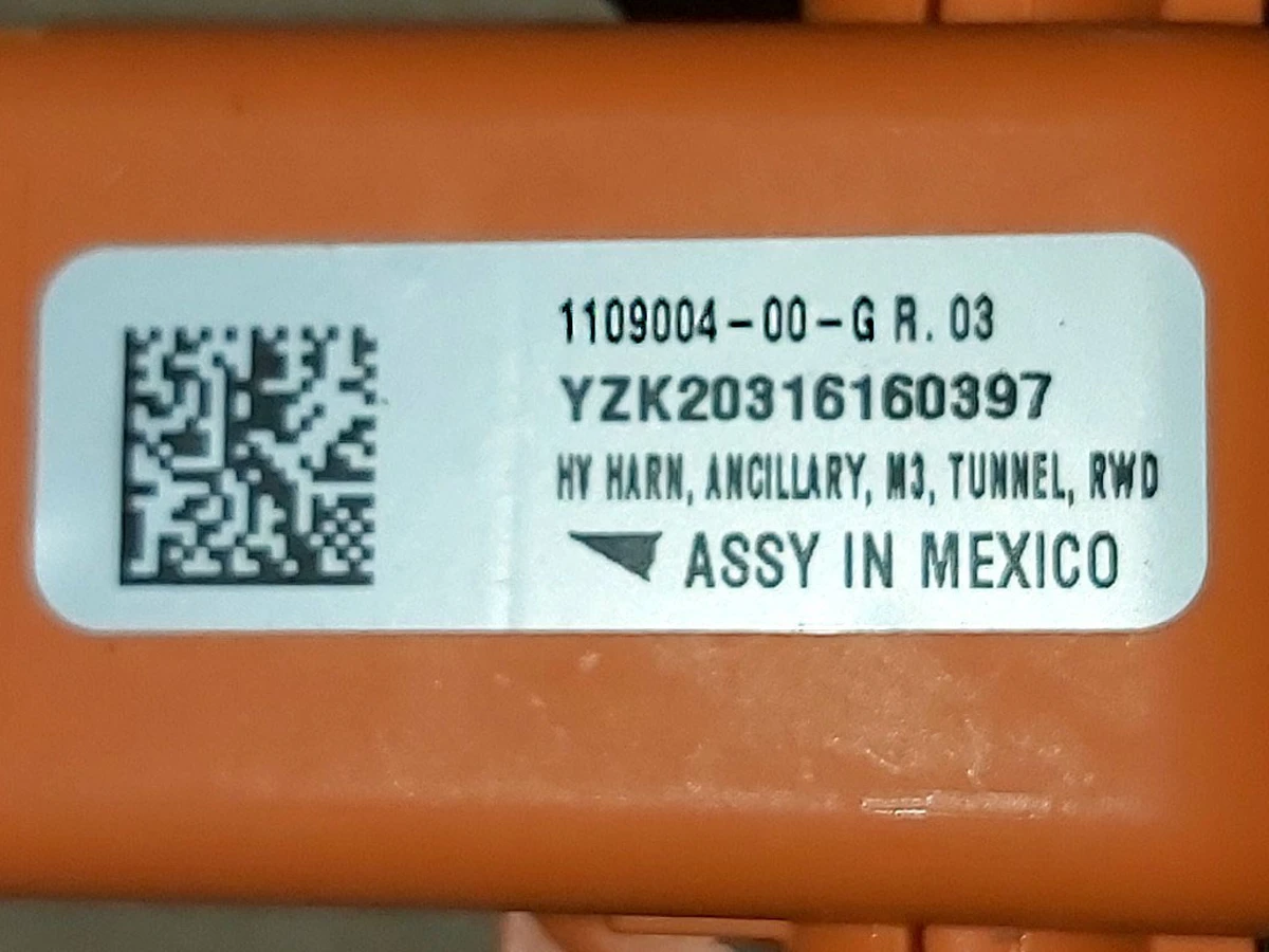 3 HV HARN,ANCILLARY 1109004-10-G