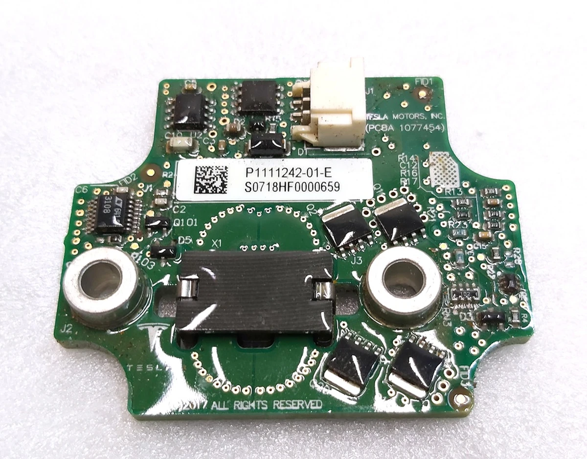 12 Плата пиропатрона основной батареи yellow Tesla Model S REST, Model X 1004635-00-A 1111313-00-E