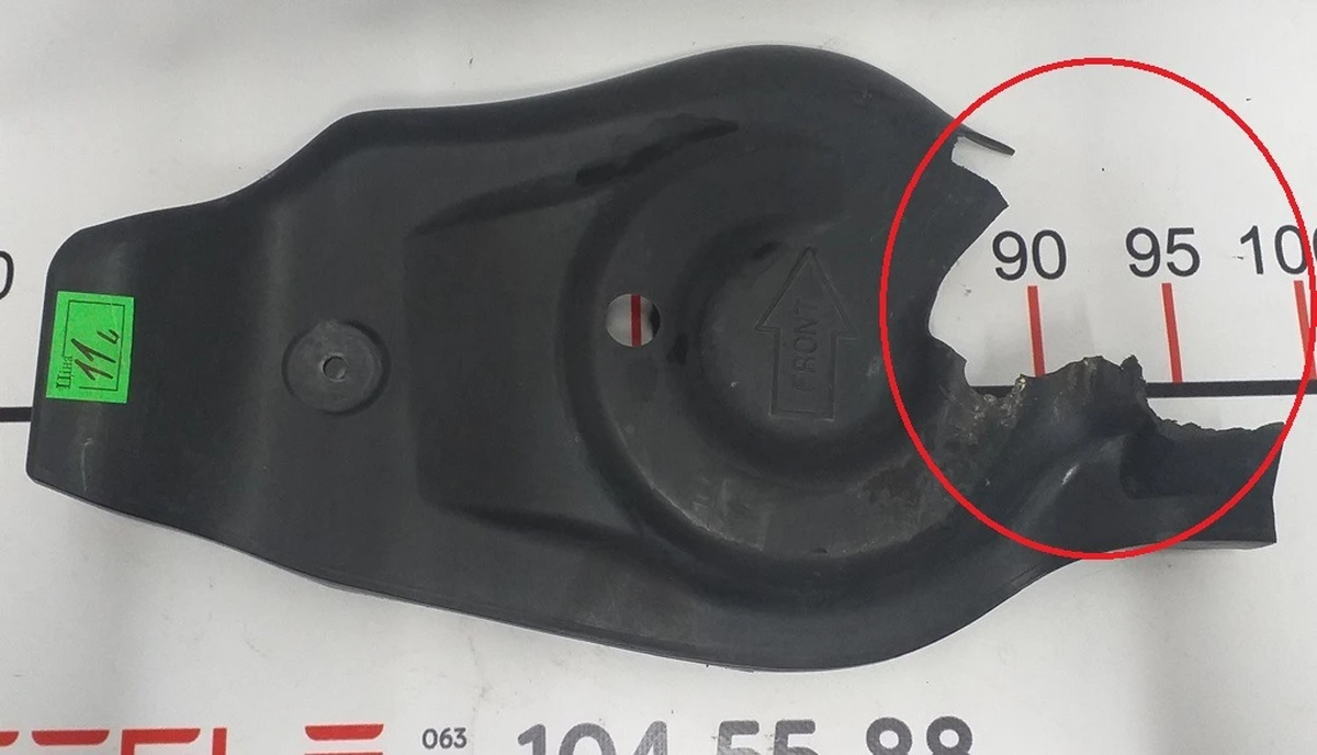 M3 LH REAR SUSPENSION COVER with damage Tesla model 3 1111302-00-B