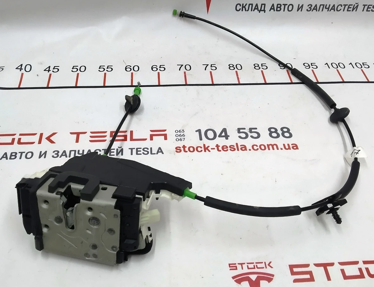 1 Door lock, front left assembly with tightening mechanism Tesla Model X 1126199-00-B