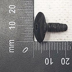 2 BOLT,PN,M6x18,SHLDR[7x4],[98],ZNNI,BLK Tesla Model 3, Model Y 1112141-00-D