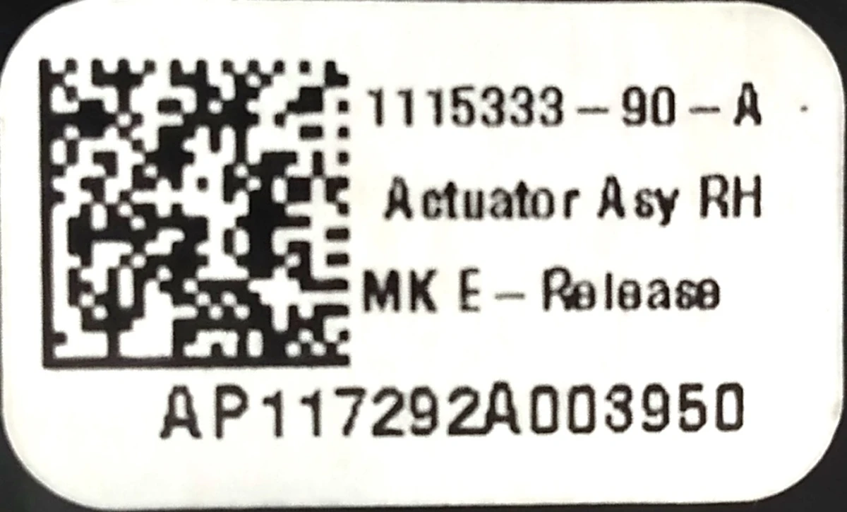 9 Привод замка передней правой двери Tesla model X 1115333-00-B