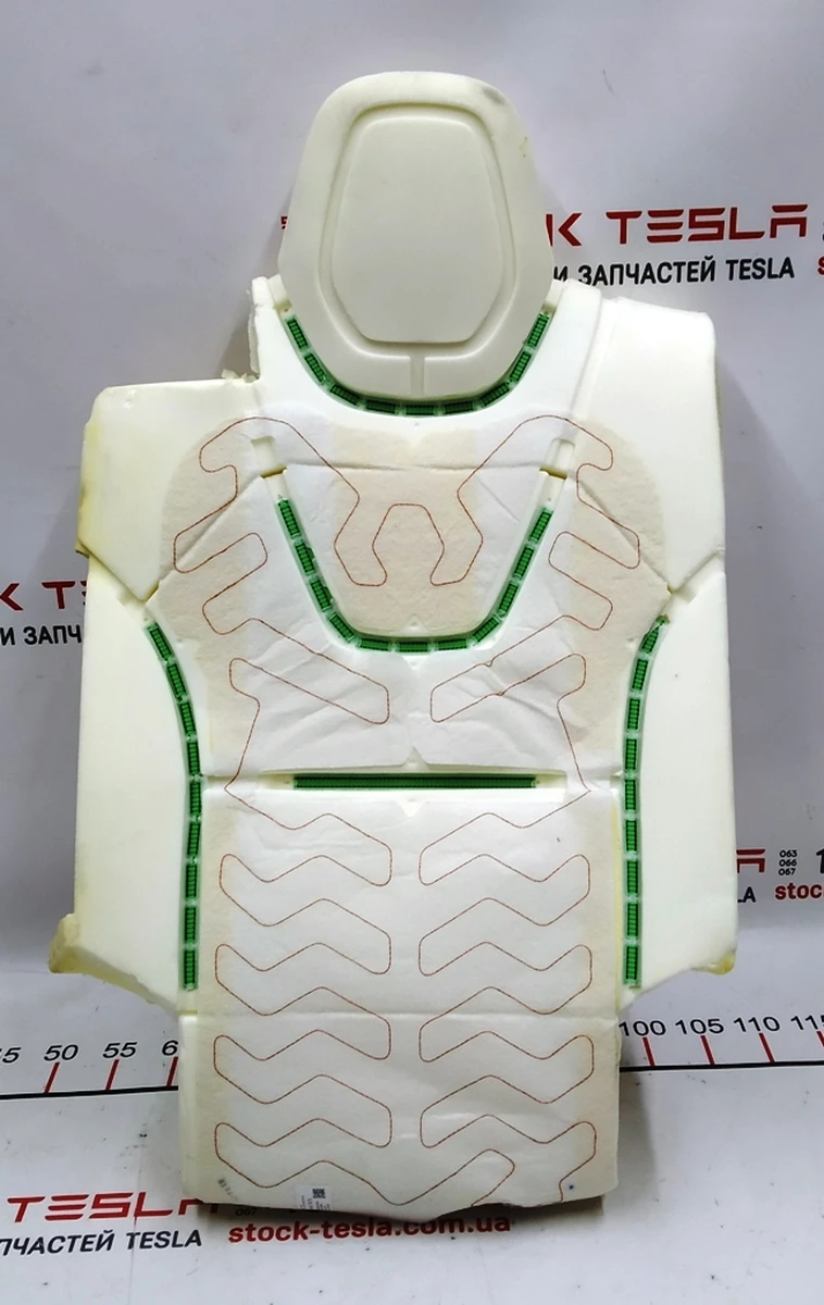 Пінний наповнювач спинки одинарного правого сидіння 2-го ряду в зборі з підігрівом Tesla model X 2345616-03-A