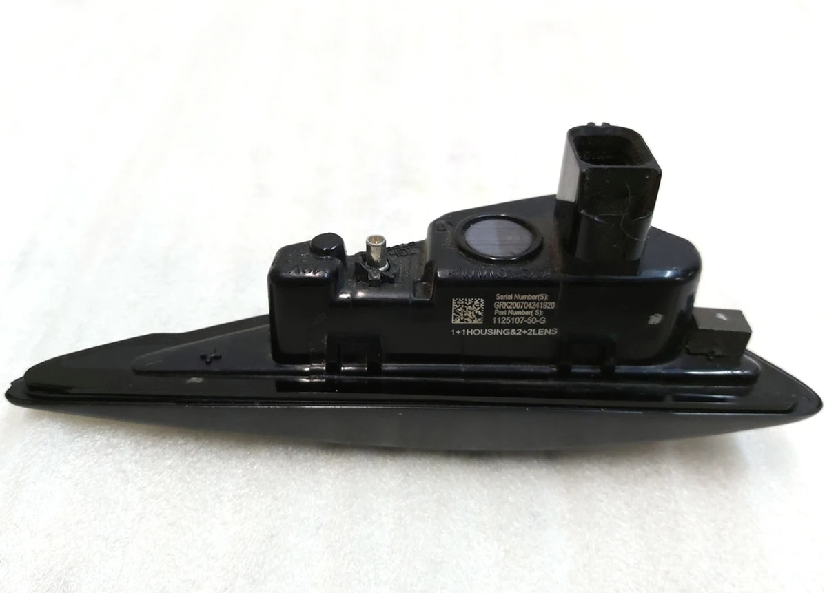 6 Lamp assembly - side repeater camera - RH Tesla BLACK Tesla model X, model Y 1125107-50-G