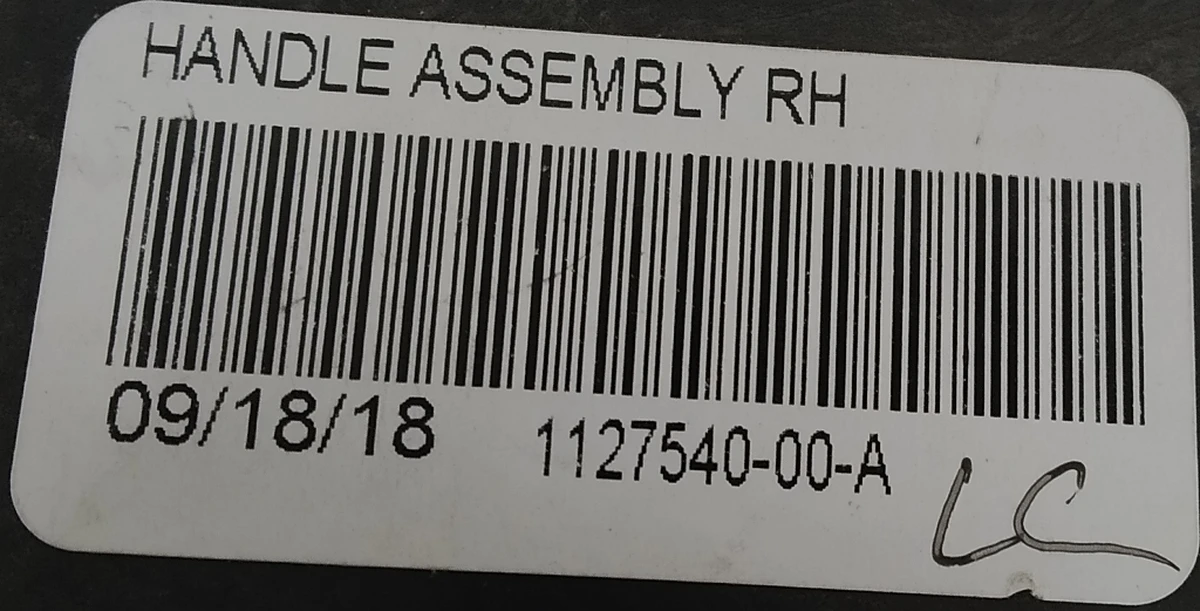 1 Механизм ручной разблокироки механизма перемещения одинарного правого сиденья 2-го ряда в сборе Tesla model X 3123720-03-A