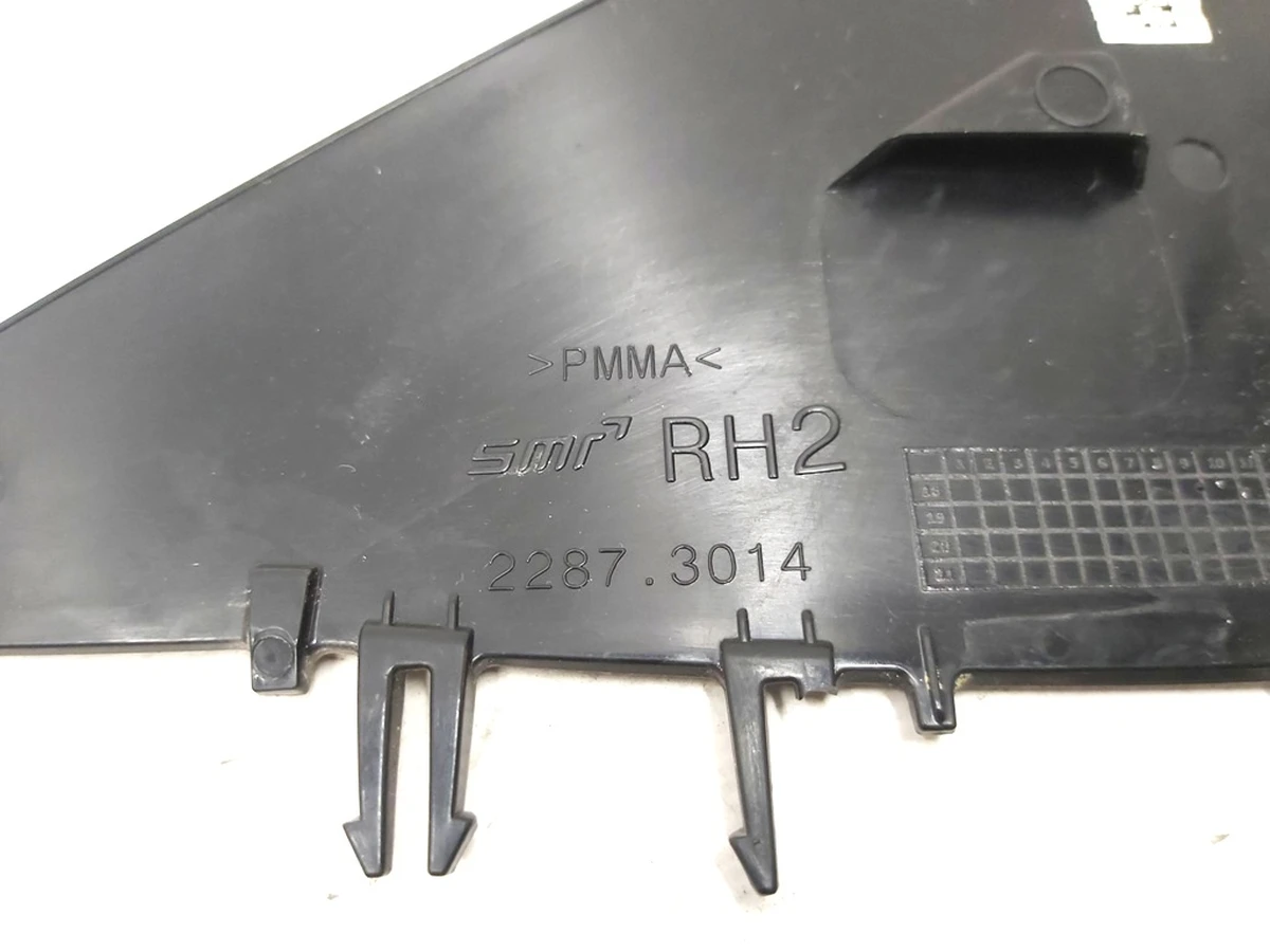 9 EXT MIRROR, A PILLAR APPLIQUE, RH with damage Tesla model 3 1130656-00-D