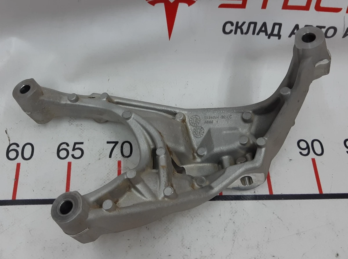 2 Front engine mounting bracket left pyramid AWD Tesla model X, S REST 1134684-00-C