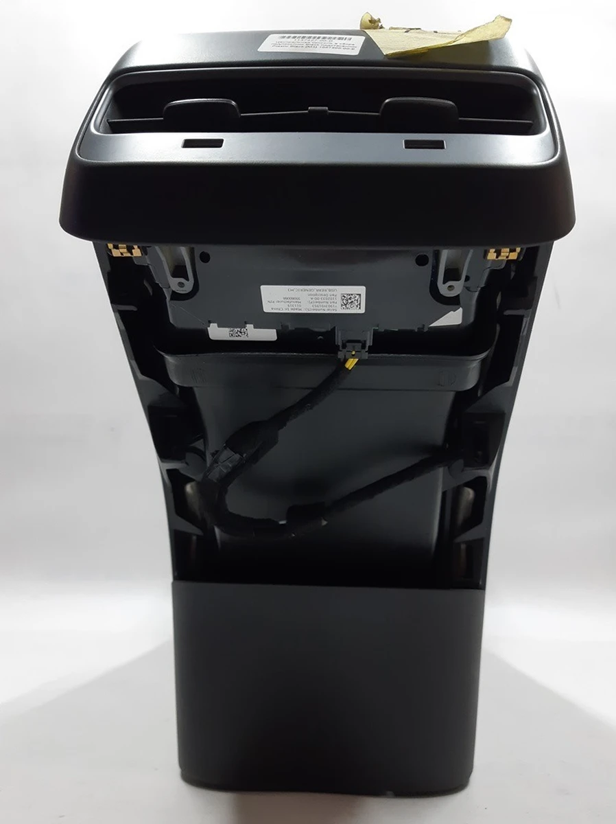 1 Центральная консоль подлокотник Black подстаканник Plastic Black без задней верхней крышки Tesla model 3 1087900-00-E