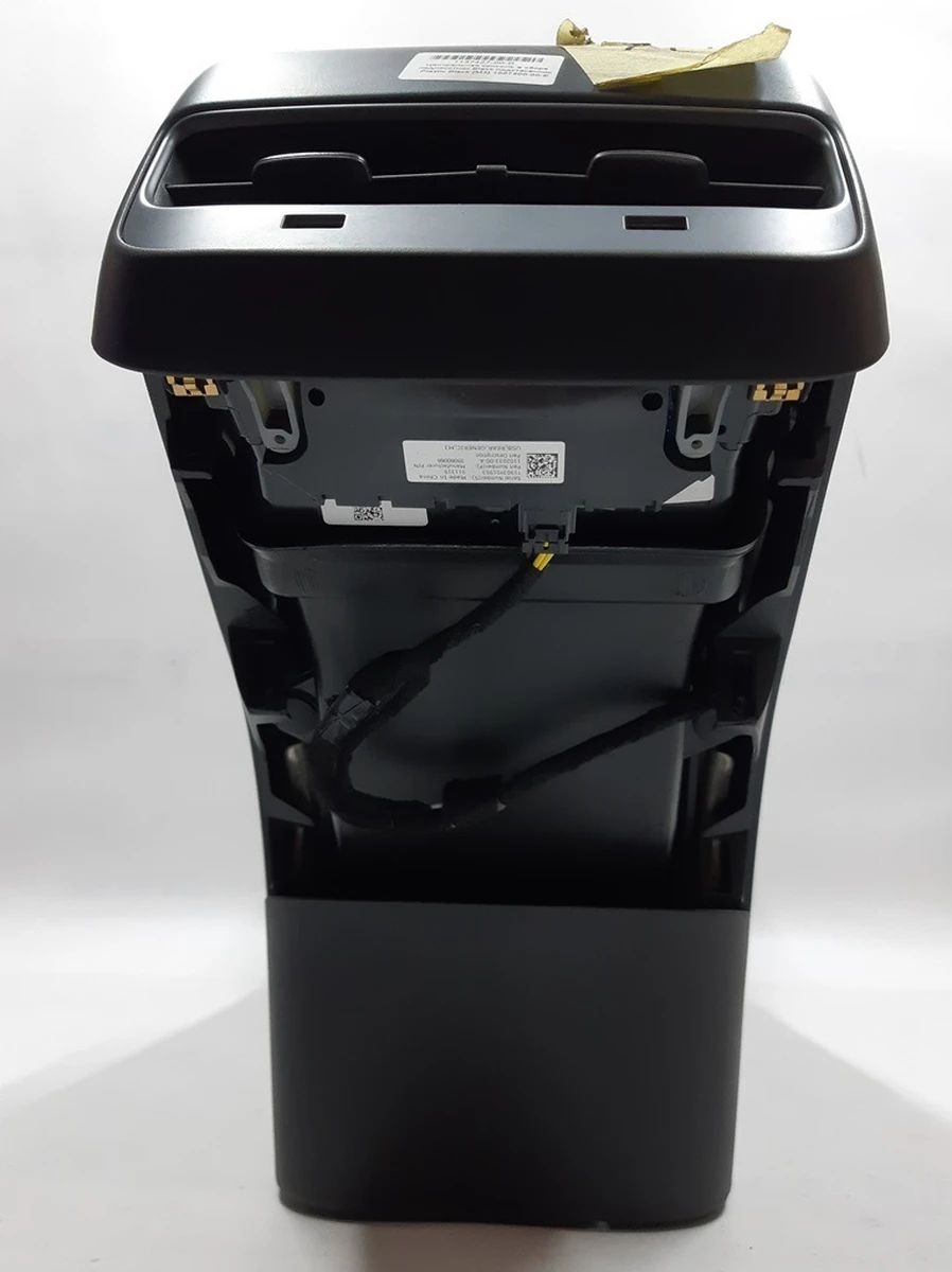 1 Центральная консоль подлокотник Black подстаканник Plastic Black без задней верхней крышки и коврика для телефонов Tesla model 3 1087900-00-E