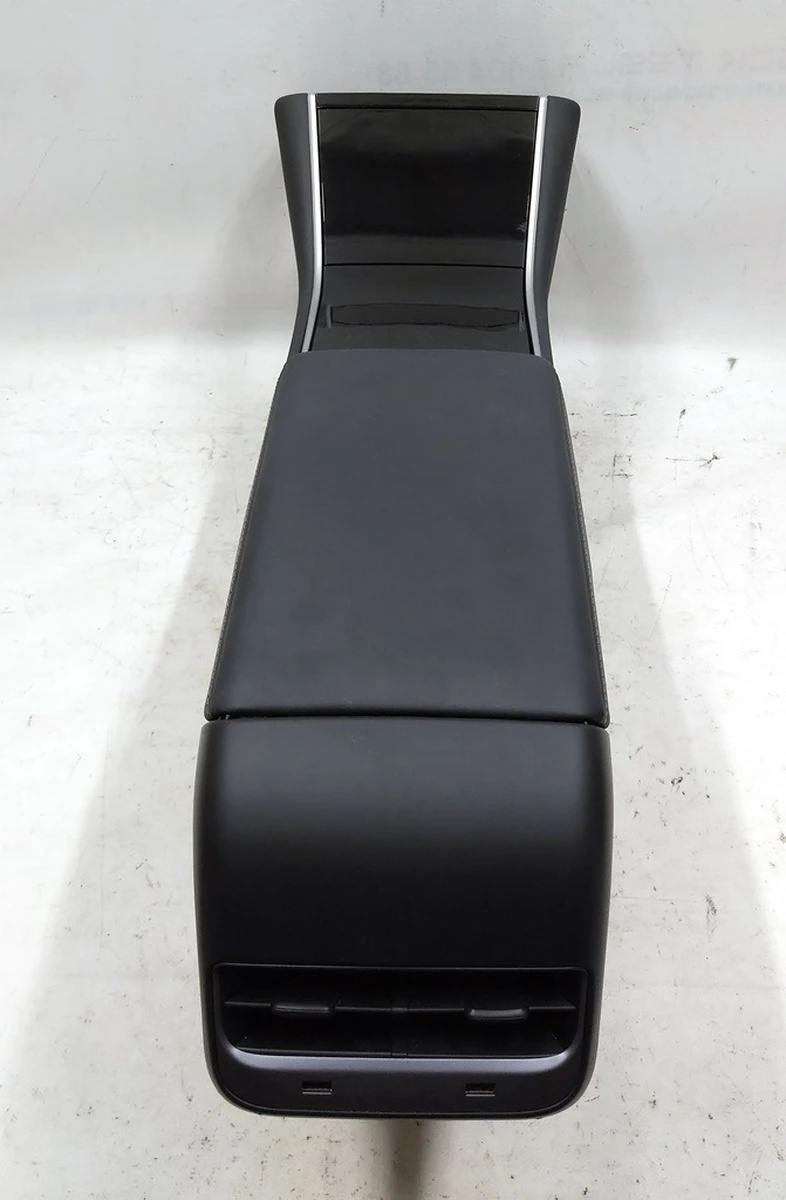 1 Центральна консоль підлокітник Black підсклянник Plastic Black без задньої верхньої кришки та килимка для телефонів Tesla model 3 1087900-00-E