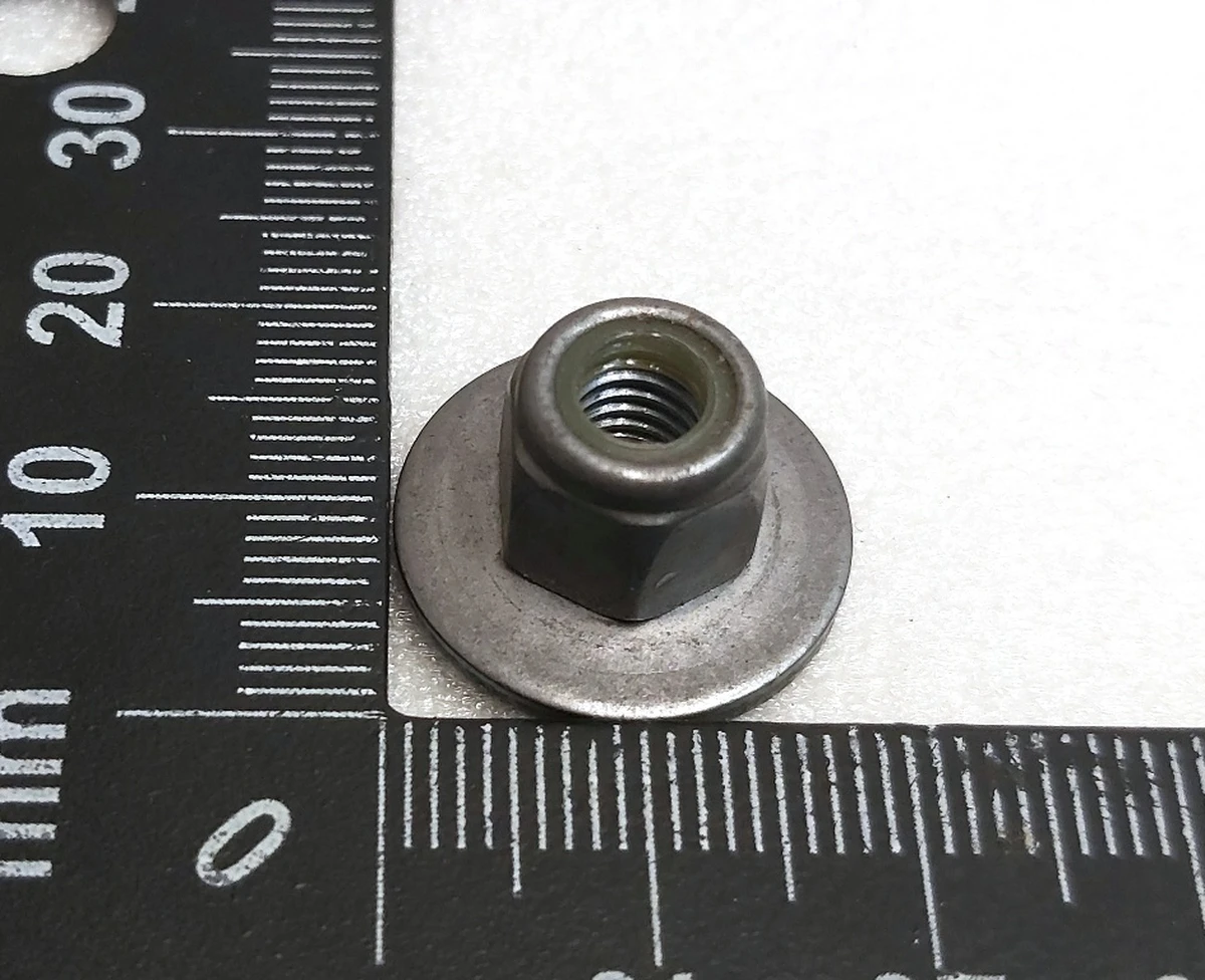 3 Гайка з шайбою HX,M6-1.0,[8],ZNNI,PTP Tesla model Y 1137563-00-A