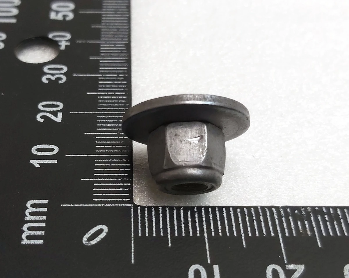 3 Гайка з шайбою HX,M6-1.0,[8],ZNNI,PTP Tesla model Y 1137563-00-A