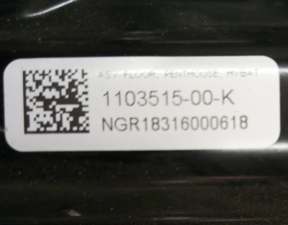 1 Основание пентхауса (кастрюли) корпуса основной батареи Tesla model 3 model Y 1138002-00-C