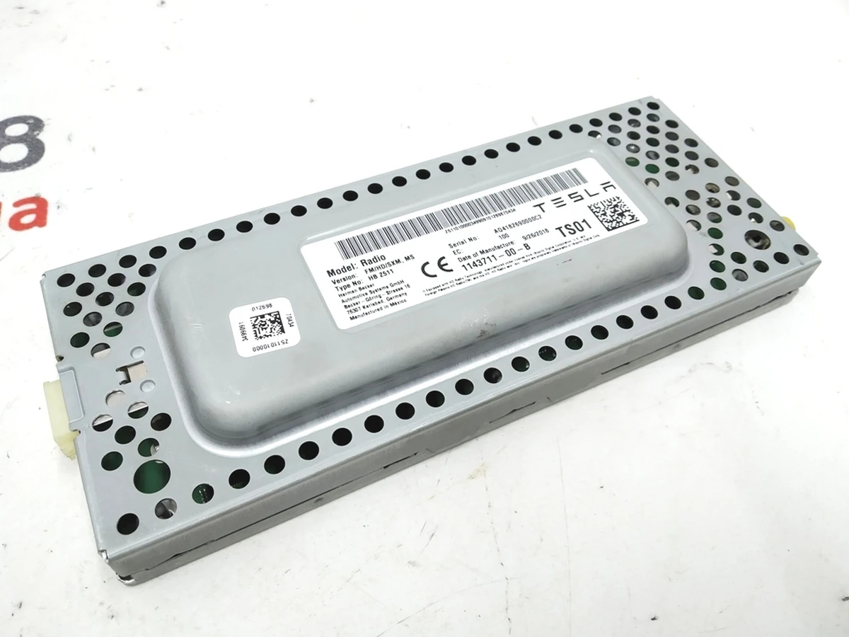 1 Радіо (US) FM/HD/SXM Tesla model S REST 1143711-00-C