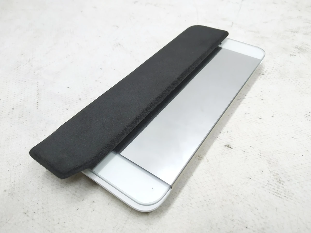 2 Дзеркало козирка сонцезахисного лівого BLACK ALC з підсвічуванням та магнітом у зборі Tesla model S REST 1143852-00-A