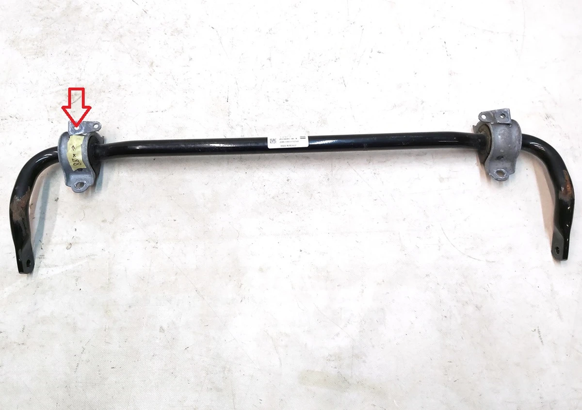 1 FR STABAR ASSY, 29MM x 5.0MM with mounting brackets (brackets) without nut Tesla model 3 1144381-00-B