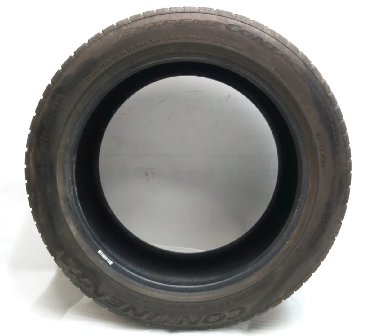 Шина 255/45 ZR19 104W XL 19AS CONTINENTAL EXTREME 5.81 mm data 31/21 Tesla model Y 1188211-00-B