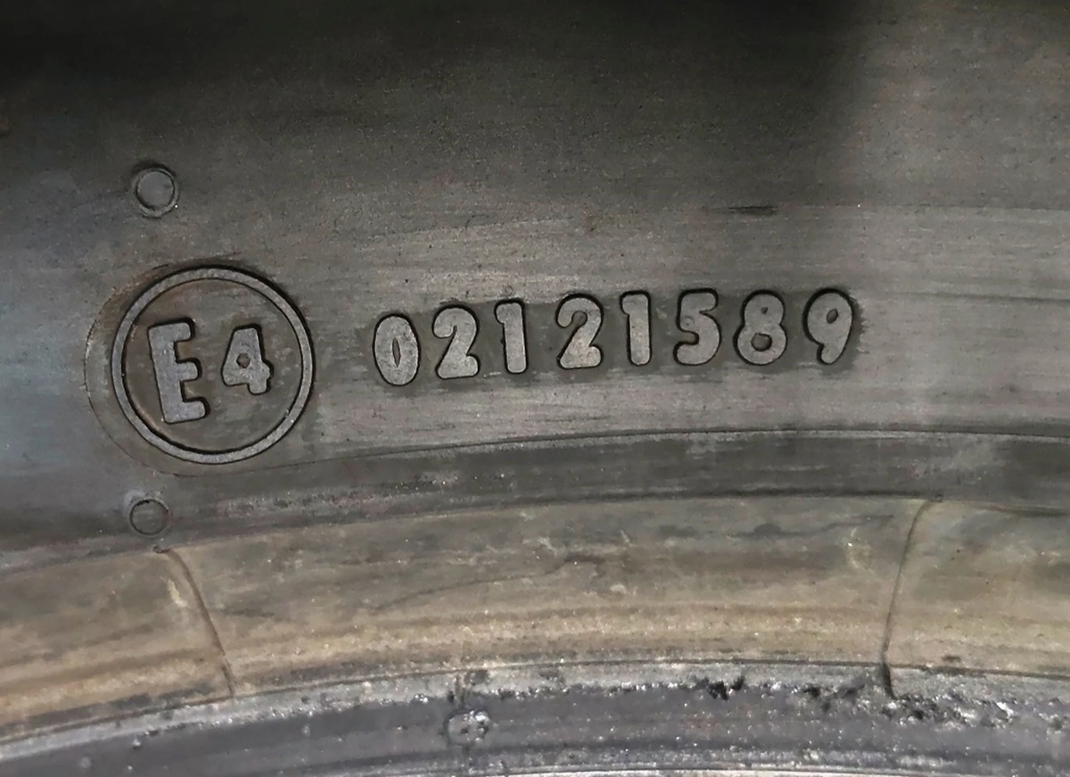 Шина 255/45 ZR19 104W XL 19AS CONTINENTAL EXTREME 5.81 mm data 31/21 Tesla model Y 1188211-00-B