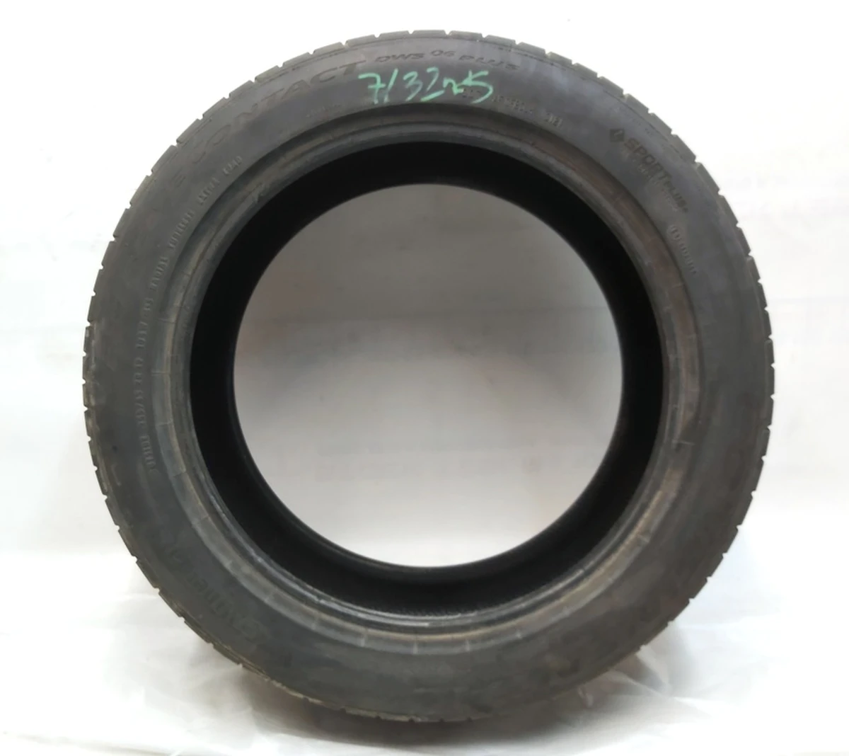 Шина 255/45 ZR19 104W XL 19AS CONTINENTAL EXTREME 7.50 mm data 31/21 Tesla model Y 1188211-00-B