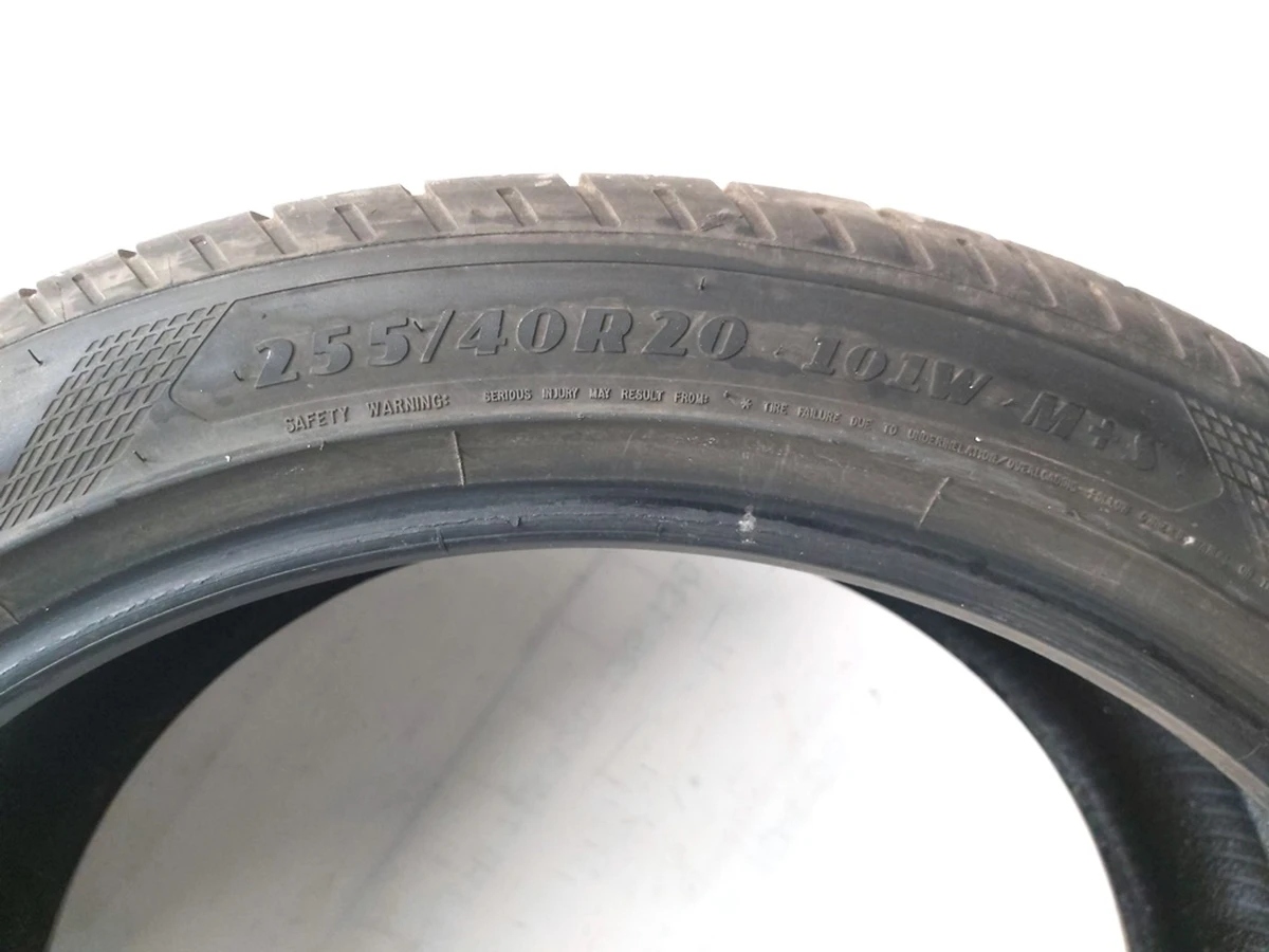 Tire 255/40R20 101W XL GOODYEAR ALL SEASON data08/20 (5,11mm) model Y 1188255-00-A