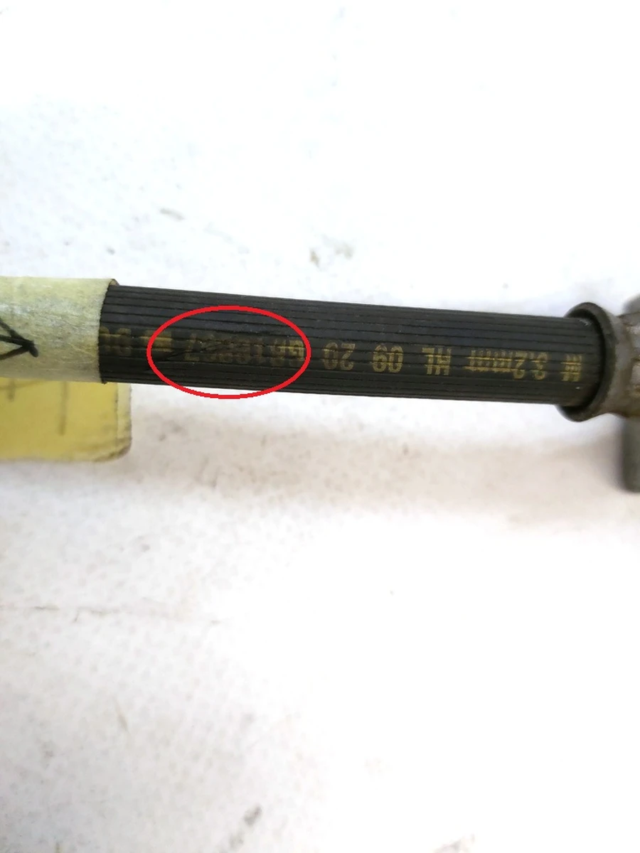 2 BRAKE HOSE ASSEMBLY - FRONT - LEFT HAND Tesla Model Y 1188721-00-B