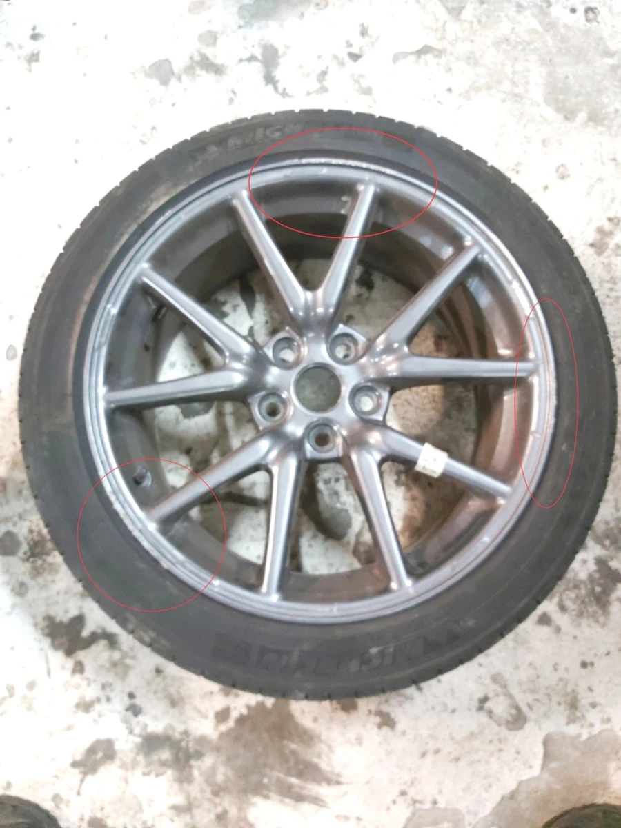 Колесо в сборе с повреждением (диск 18X8.5J AERO шина Michelin Primacy 235/45 R18 3,87 мм) Tesla model 3 1234221-00-Z