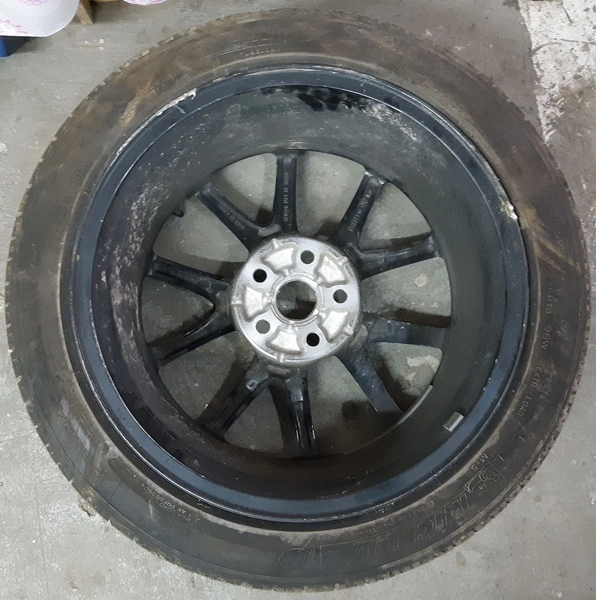 Колесо в сборе (диск18*8.5J AERO шина Michelin Primacy 235/45 R18 датчик TPMS 433 MHz) Tesla model 3 1234221-00-Z