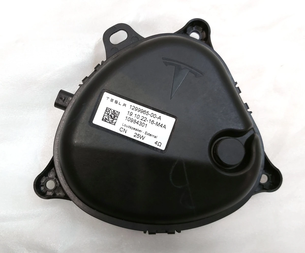 12 PEDESTRIAN WARNING SPEAKER 25W Tesla Model S Feb 2021, Model X Mar 2021, Model 3, Model 3 Jan 2024, Model Y 1299965-00-A