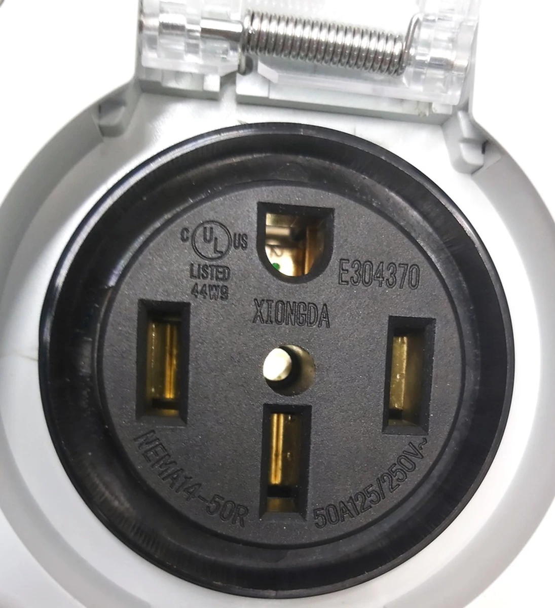 3 Розетка високовольтна NEMA 14-50R 50A-125/250V для смарт адаптера в коробці Tesla all models 14-50R NEMA