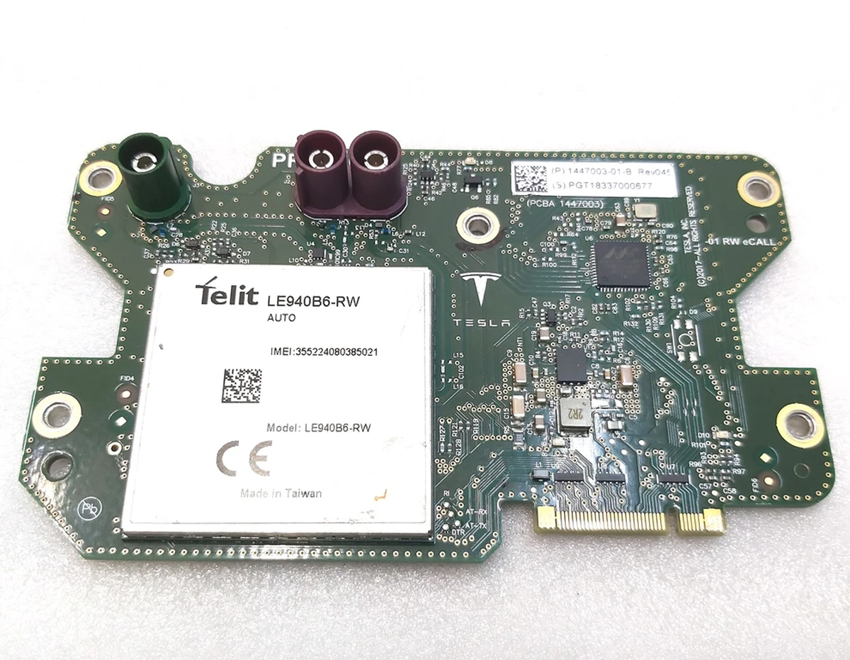 2 Модем EU (LTE) REV045 TELIT (INTEL) Tesla model S REST, model X, model 3, model Y 1521914-S1-B