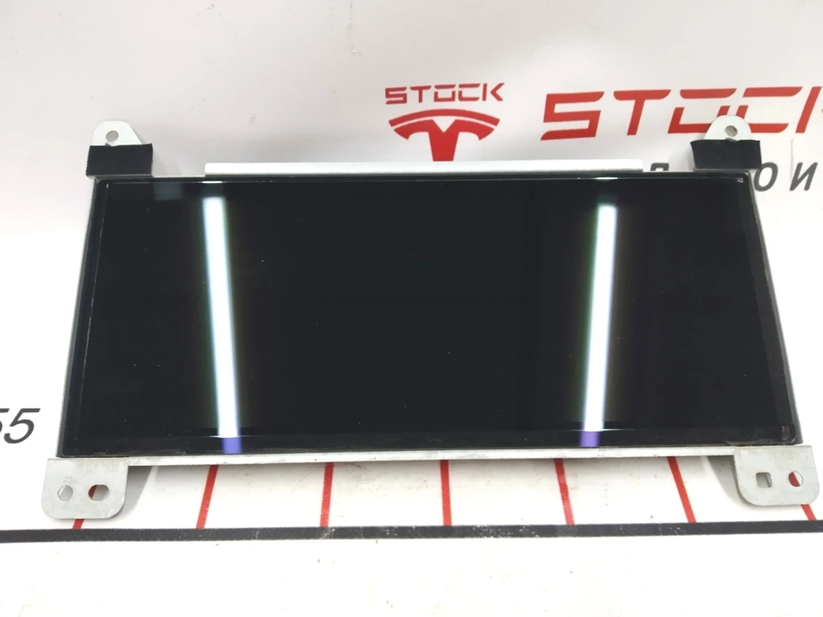 1 INSTRUMENT CLUSTER INTEL monitor with speaker, damaged Tesla model X, model S REST 1447934-00-E