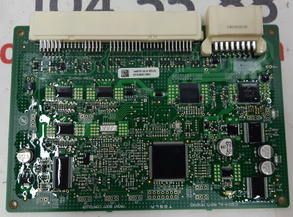 4 Плата боді-контролера переднього REV02 Tesla model X 1449781-00-A