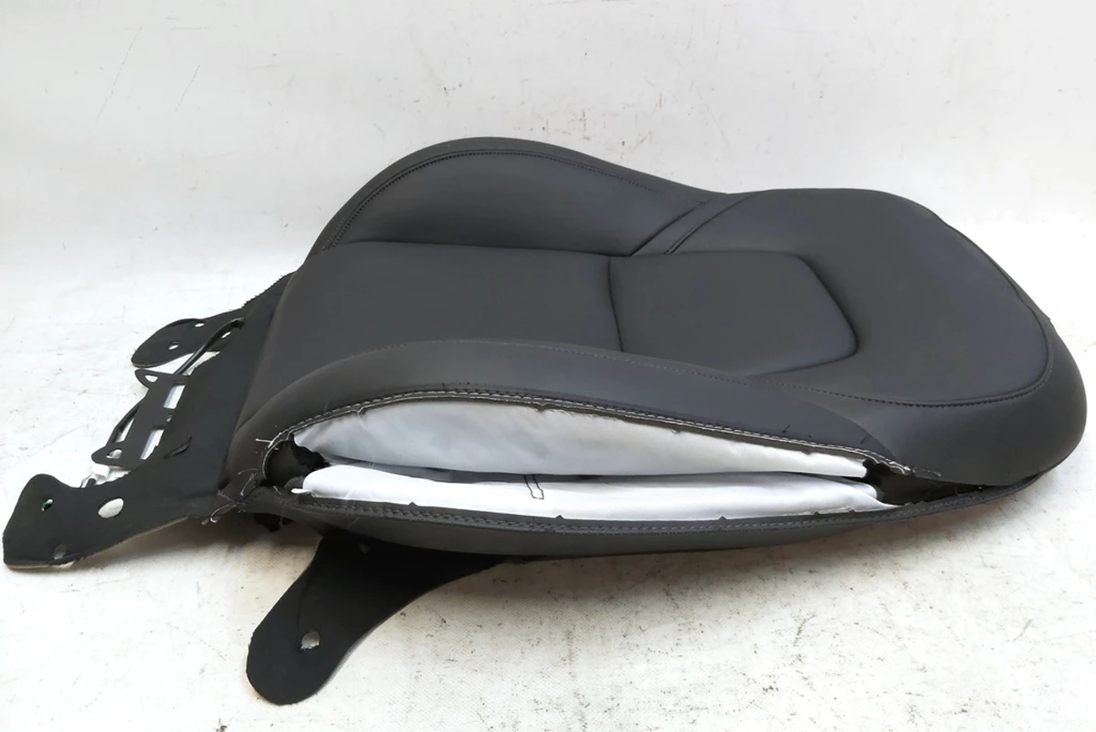 3 Heated driver's seat back cover with PREM PUR BLK filler with damage to Tesla model Y 1456943-99-E