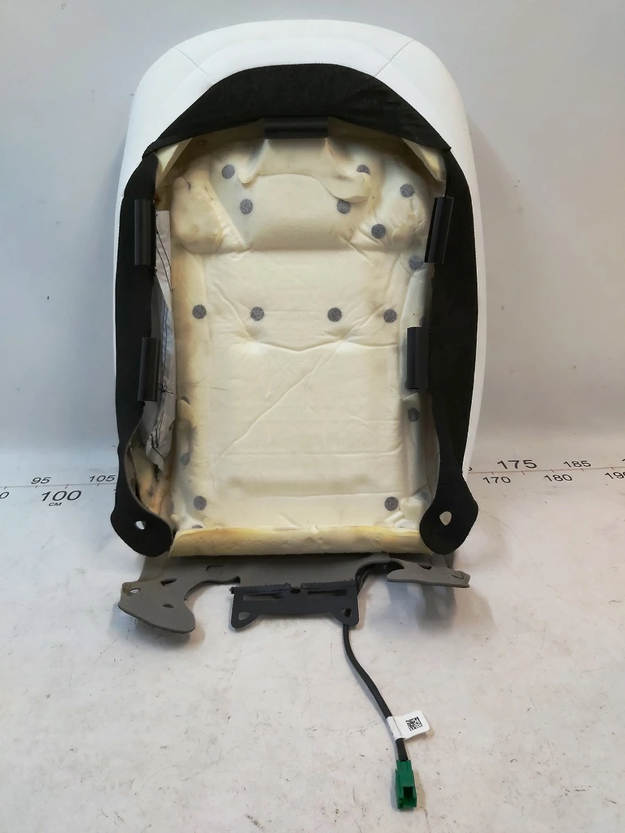 3 Обшивка спинки сидіння водія з наповнювачем, підігрівом WHITE Tesla Model 3, Model Y 1452890-92-F