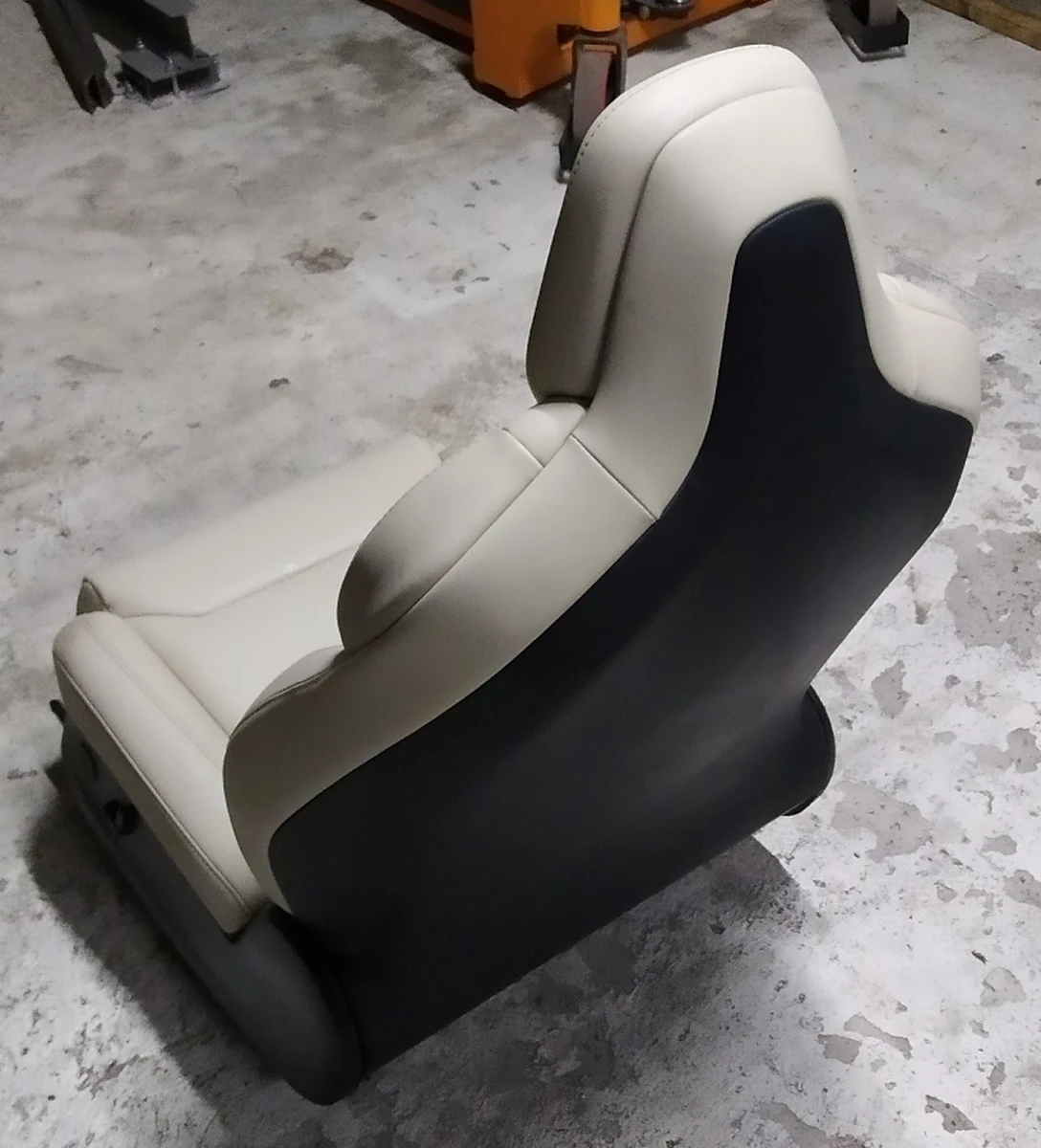 1 NA MX LHD 1R LH SEAT ASY PUR CRM without control unit, cushion, sensor Tesla model X 9876527-03-A