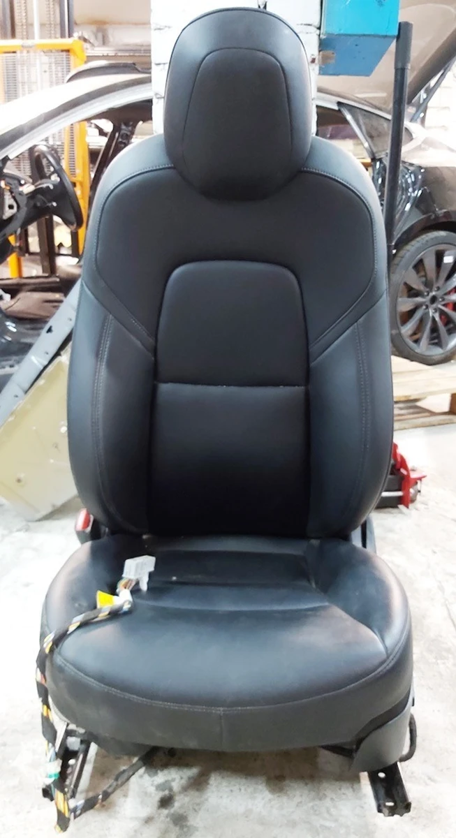 1 Сиденье водительское PREM PUR BLK без преднатяжителя ремня безопасности с повреждением Tesla model 3 7654322-01-B