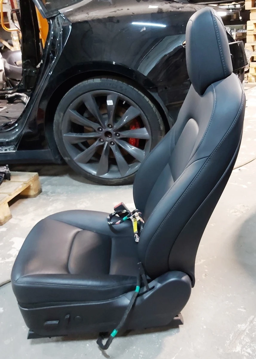 1 Сиденье водительское в сборе (с подогревом) PREM PUR BLK Tesla Model 3, Model Y 7654322-01-B
