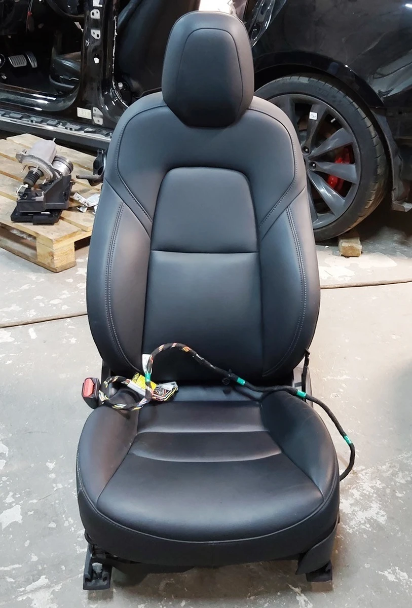 1 Сиденье водительское в сборе (с подогревом) PREM PUR BLK Tesla Model 3, Model Y 7654322-01-B